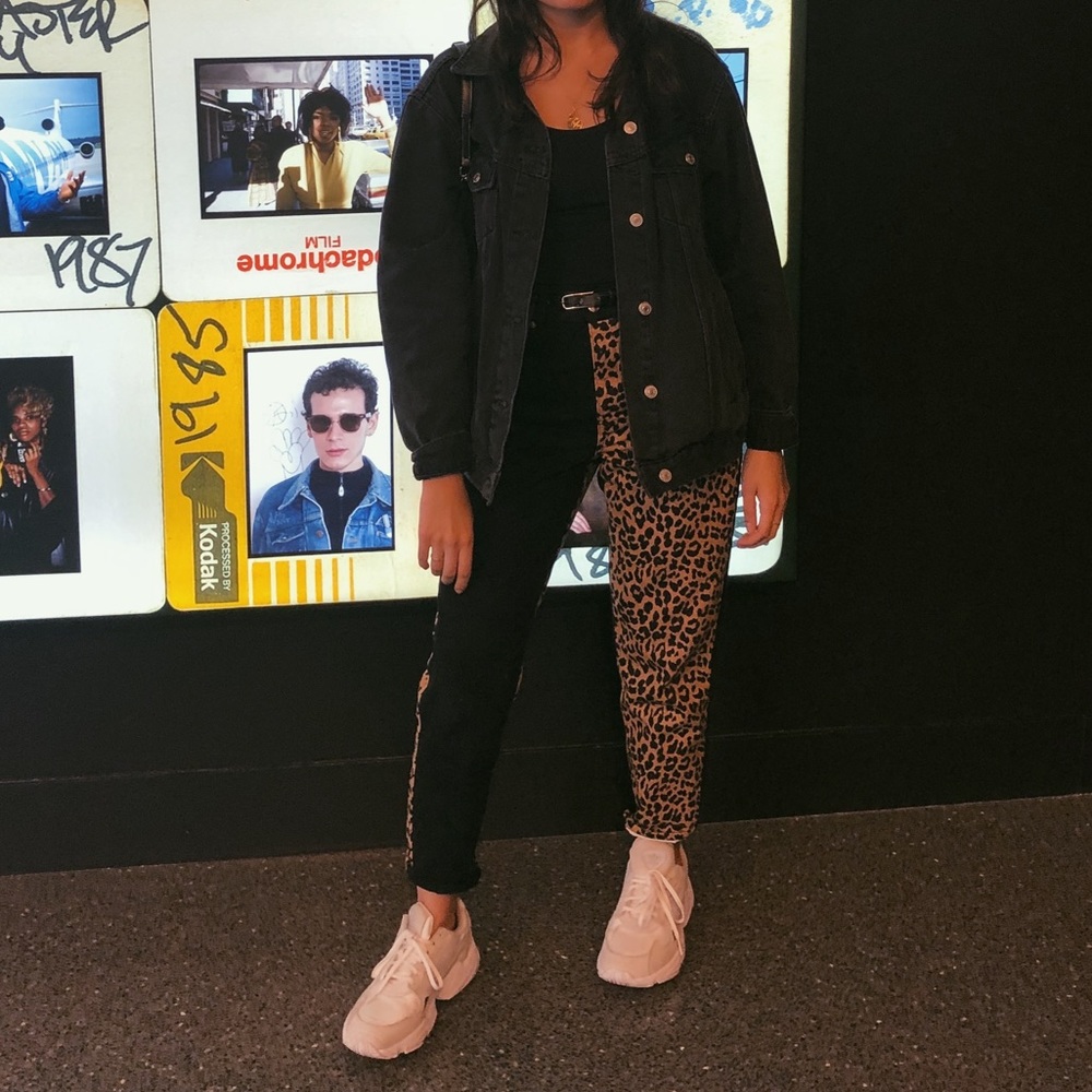 Super Cool Leopard Denim Jeans